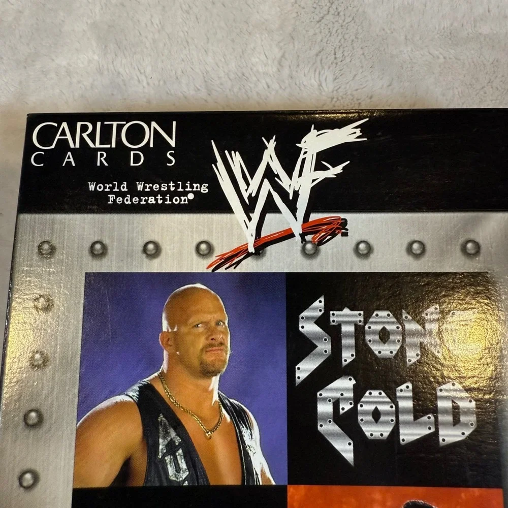 Vintage‎ 1999 WWF Wrestling Valentine Cards Stone Cold The Rock Mankind Sealed